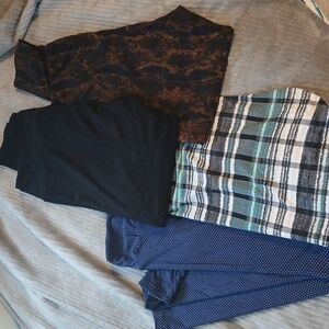 LulaRoe Leggings Tall and Curvy Bundle of 4